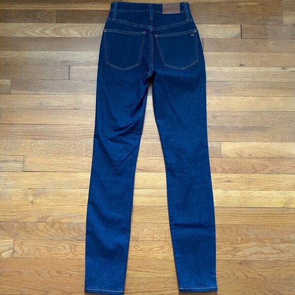 NEW Madewell Tall Curvy High-Rise Skinny Jeans in Lucille Wash 24 - Picture 5 of 10